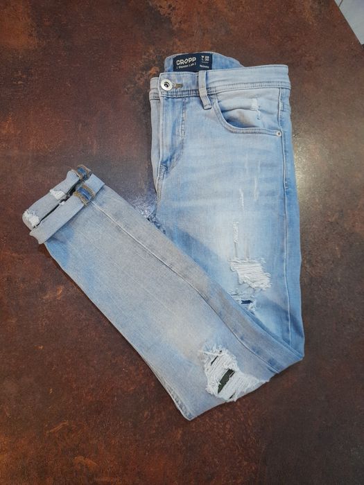 Spodnie dzinsowe Skinny Cropp r.S