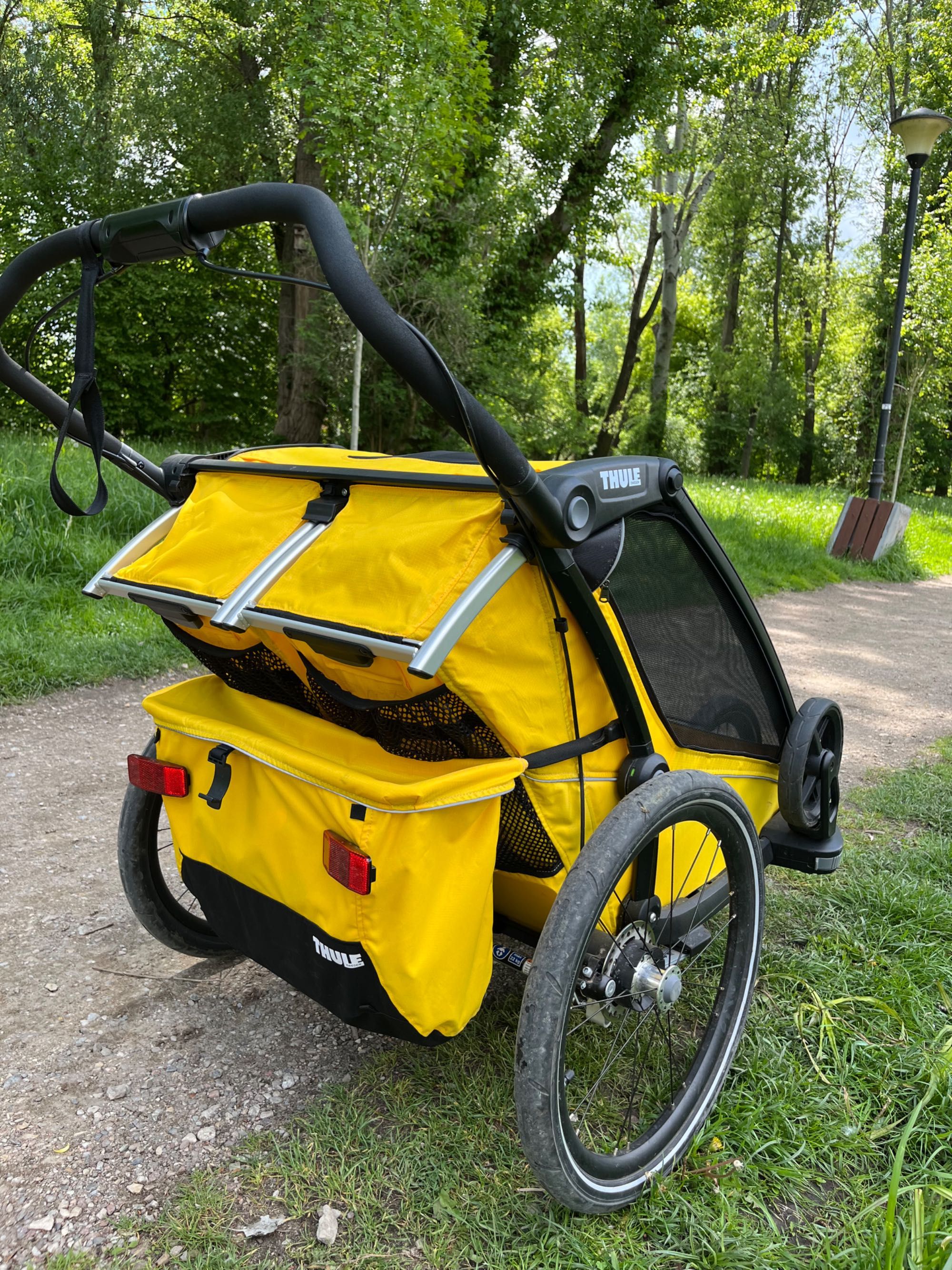 Thule Chariot Sport 2 Gratis Jogging Kit i hamaczek dla niemowląt