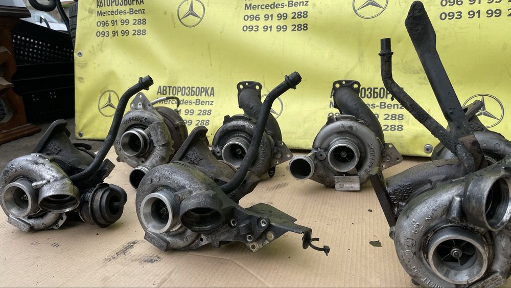 Турбіна на Мерседес, турбина om 642, om 647, om 613, om 646, om 651