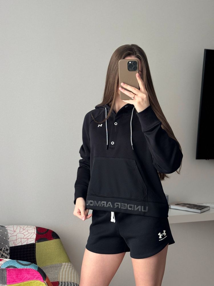 Новий жіночий спортивний костюм худі шорти Under Armour