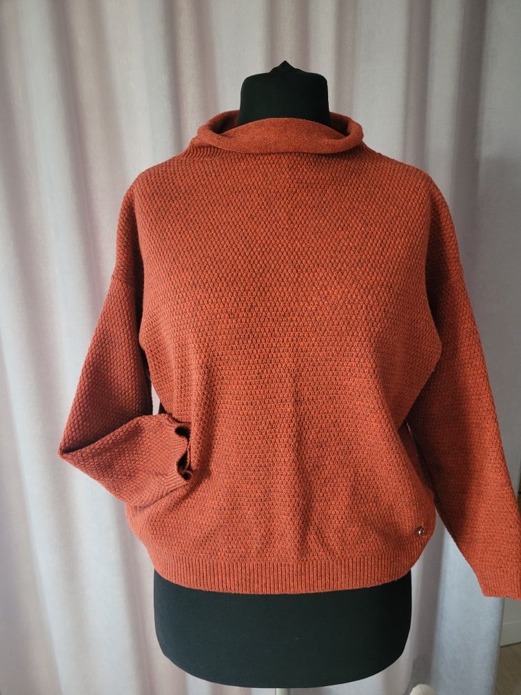 Sweterek sweter damski ceglany NOWY rozmiar M 38