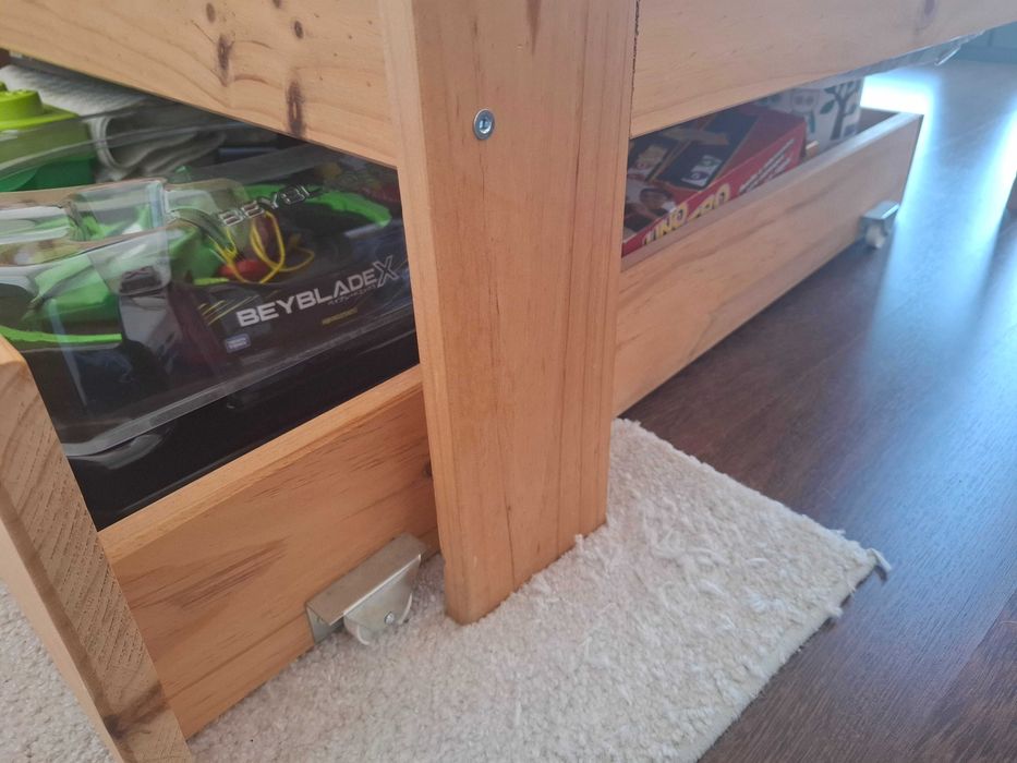 Duas Gavetas de Arrumação em Madeira Natural – Como Novas