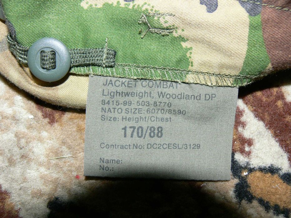 Wojskowa Bluza moro armii Brytyjskiej ideał 170/88 + spodnie nowe