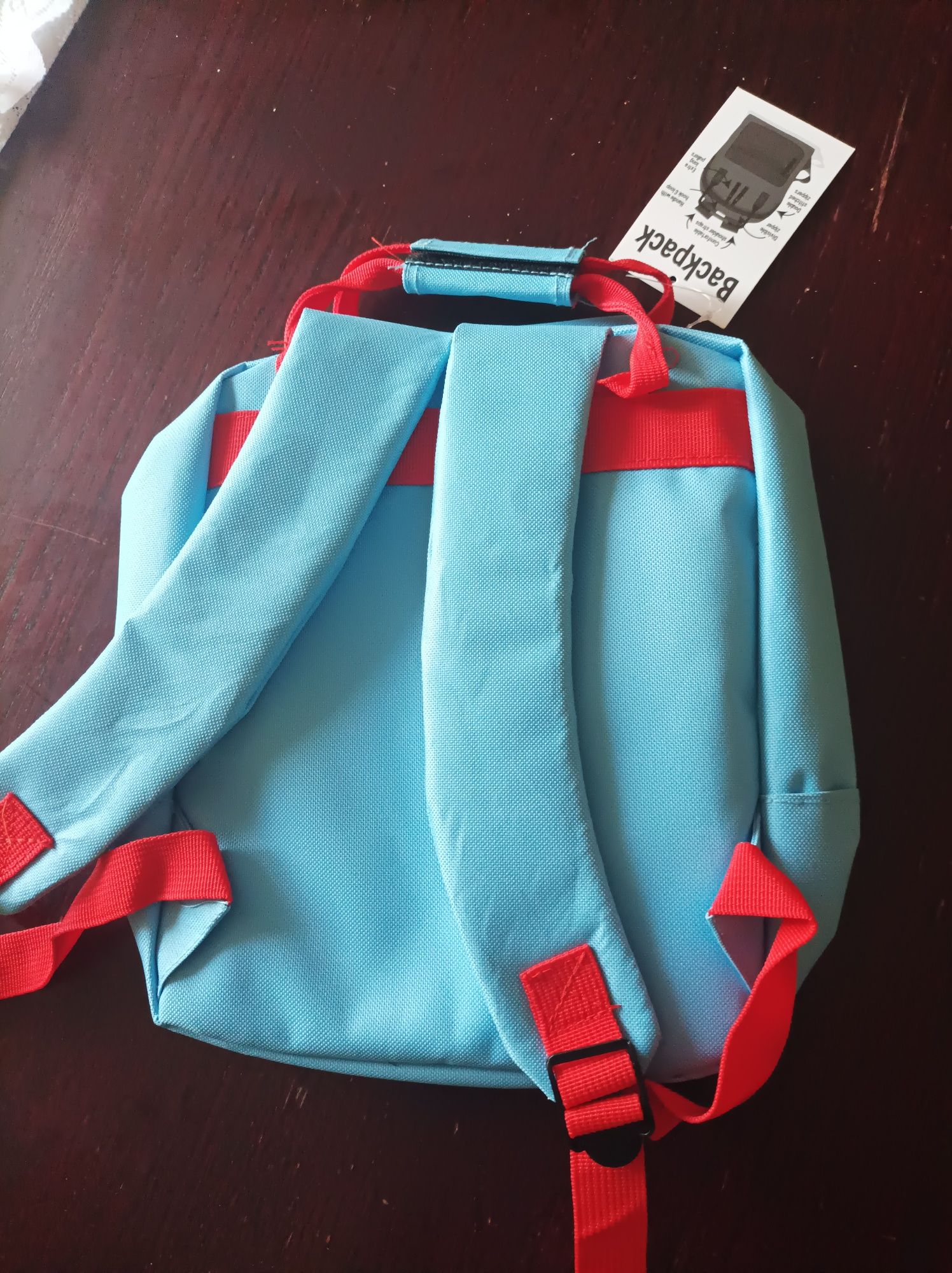 Plecak teczka błękitny nowy
