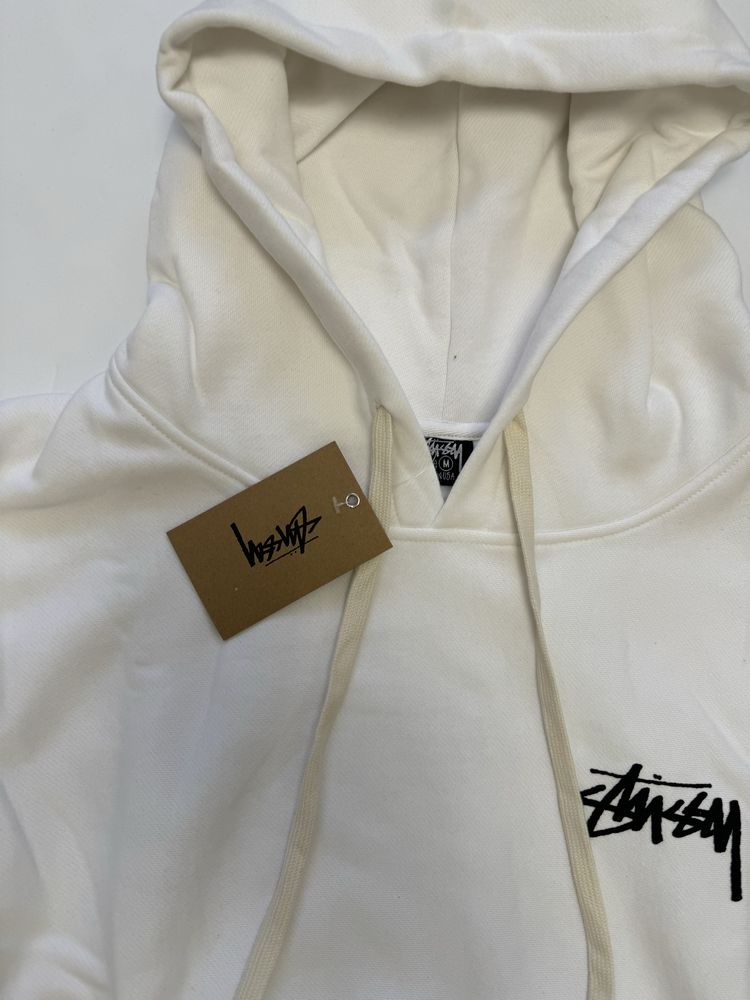 Худи Stussy 8ball logo M L white sortcompany gucci