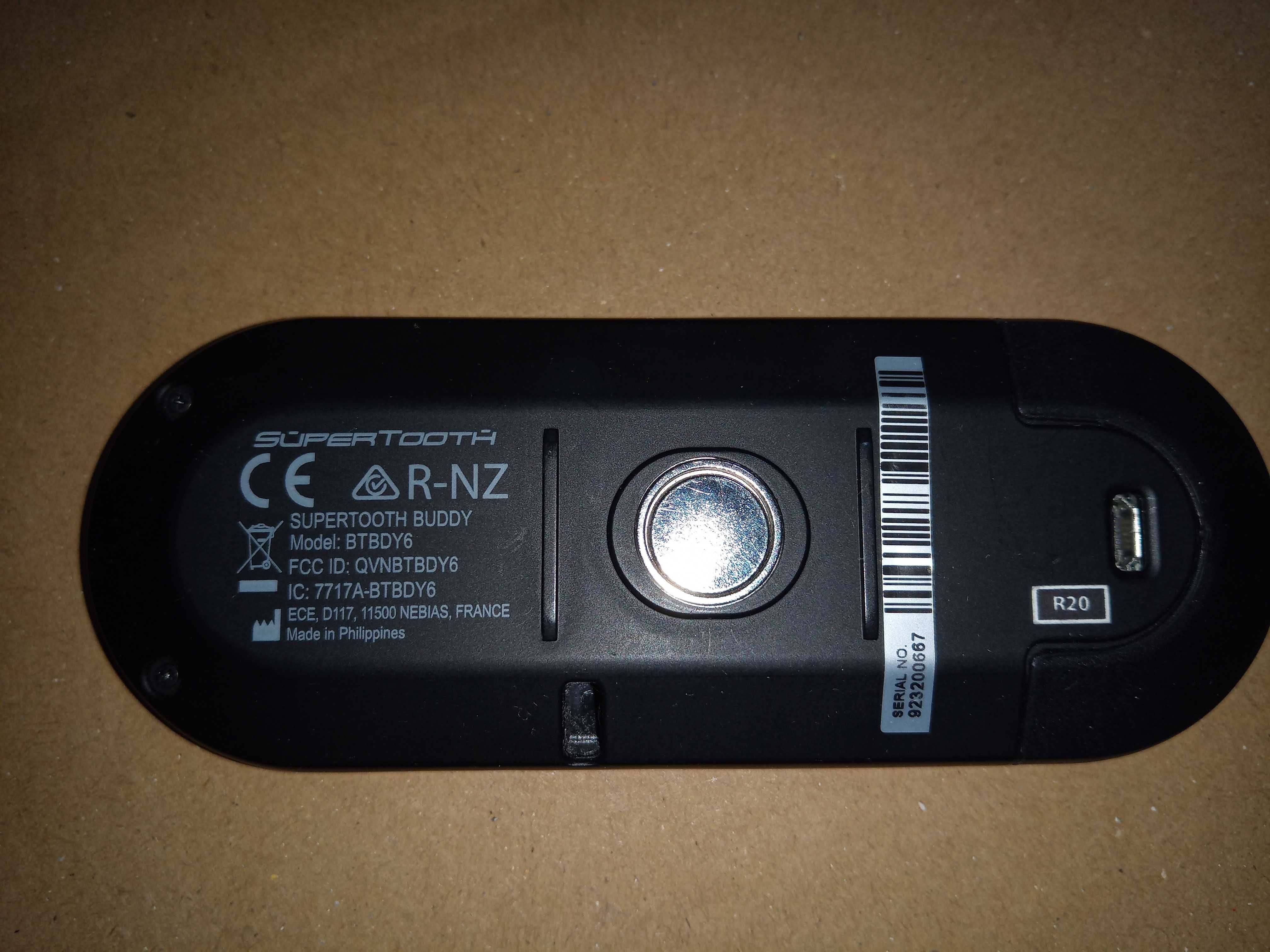 SuperTooth Buddy zestaw głośnomówiący Bluetooth