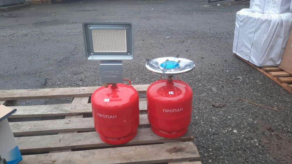 Балон газовий з тарілкою 5 л. 8л. 27л.