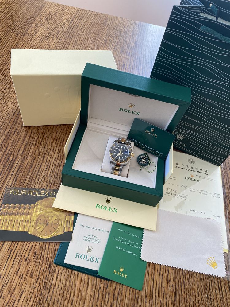 Submariner Date zegarek nowy zestaw