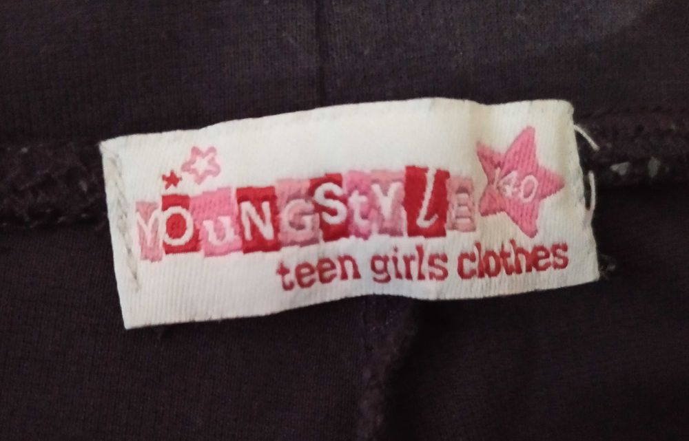 Spodnie dziewczynka 140- eleganckie