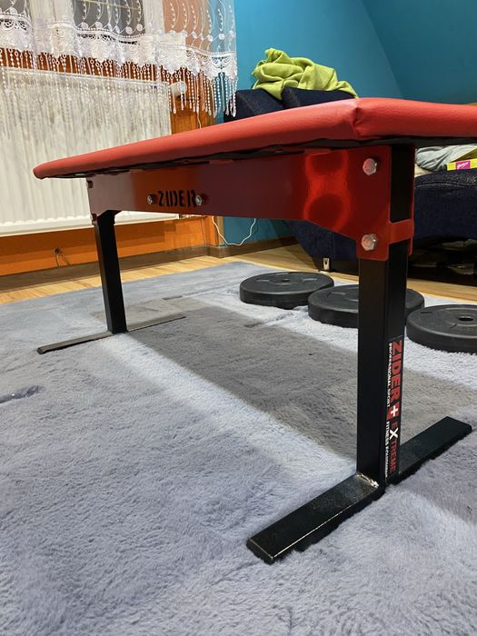 Lawka prosta do wyciskania ZIDER BLACK-RED