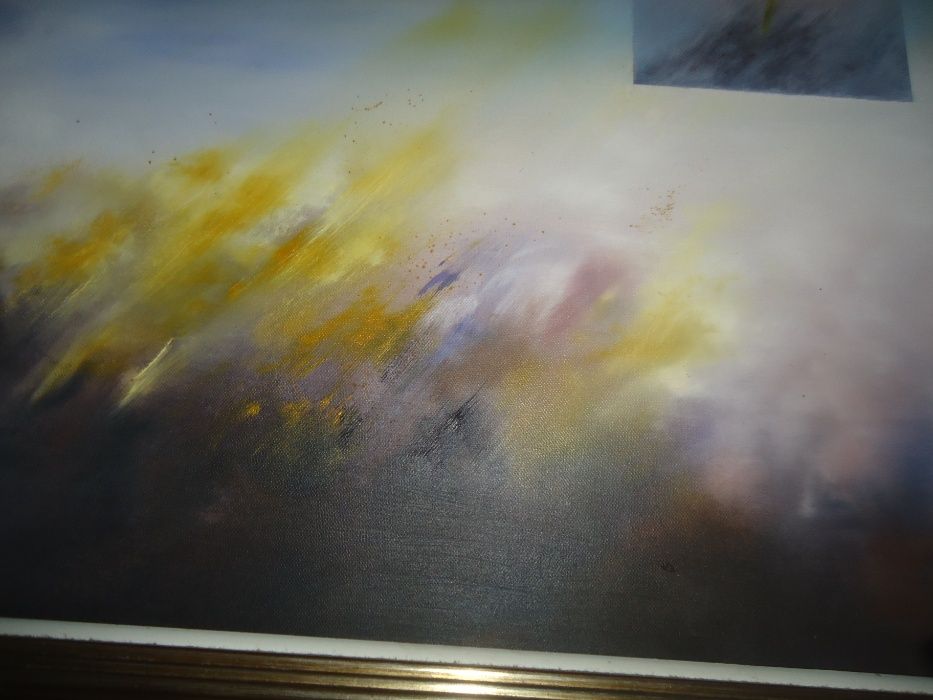 Quadro Pintura a óleo sobre Tela Assinado