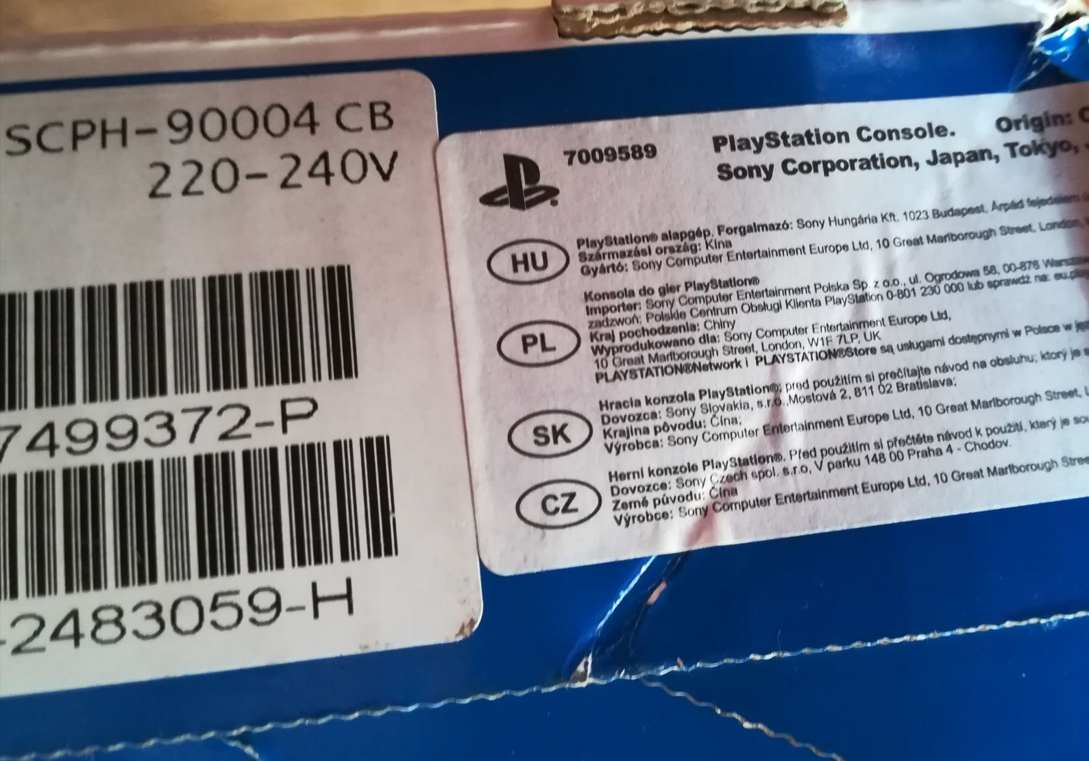 PS2 Slim SCPH-90004 Pad Pudełko Plomba Konsola PAL Unikat