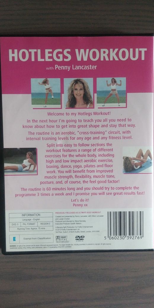 Hotlegs workout with Penny Lancaster Dvd