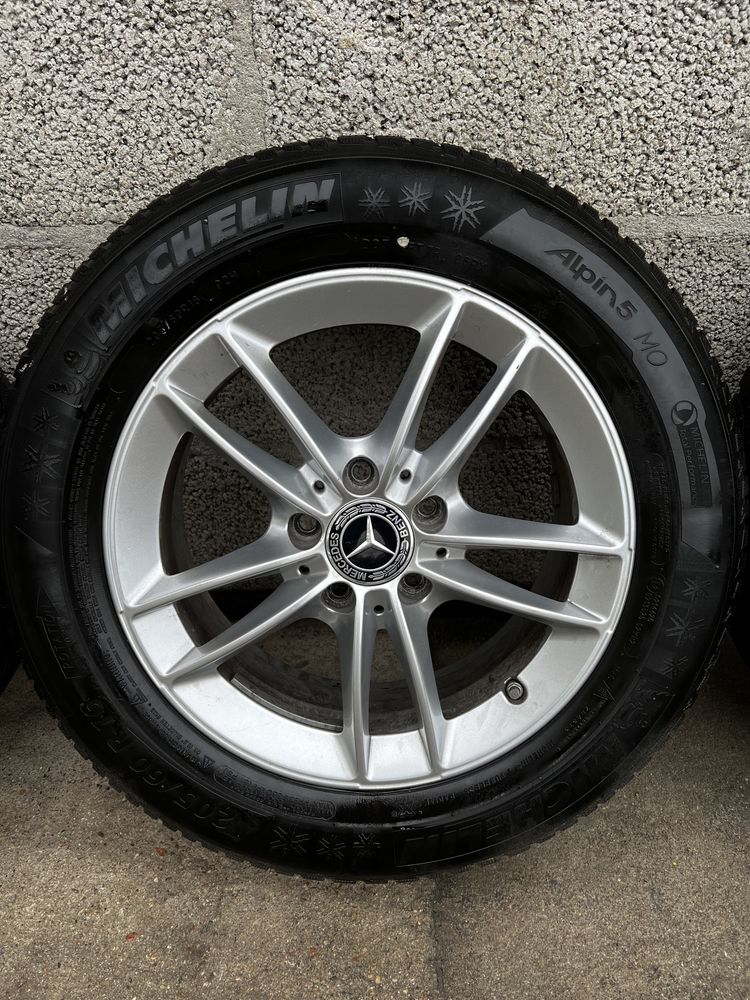 Alufelgi R16 5x112 Mercedes A,B,C W177  Opony zimowe 205/60/16