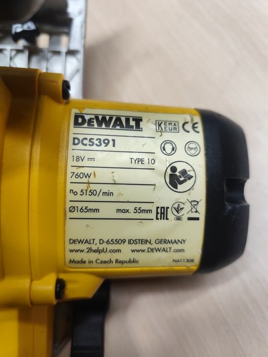 DeWal DCS391 паркетка акумуляторна Деволт оригінал