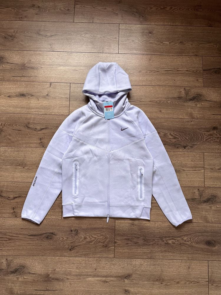 ФІОЛЕТОВА  Кофта Nocta Nike Tech Fleece Найк теч флис зіпка/світшо