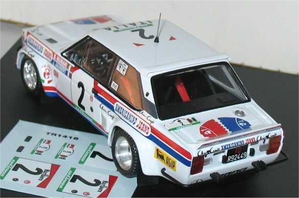 Troféu - Fiat 131 Abarth - 6º Rally Côte d'Ivoire 1980 - Sandro Munari