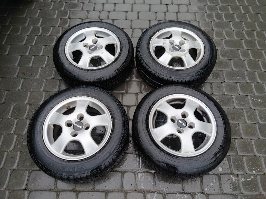 Koła alufelgi zimowe zima 4x114,3 - 195/65R15 - KIA Hyundai komplet