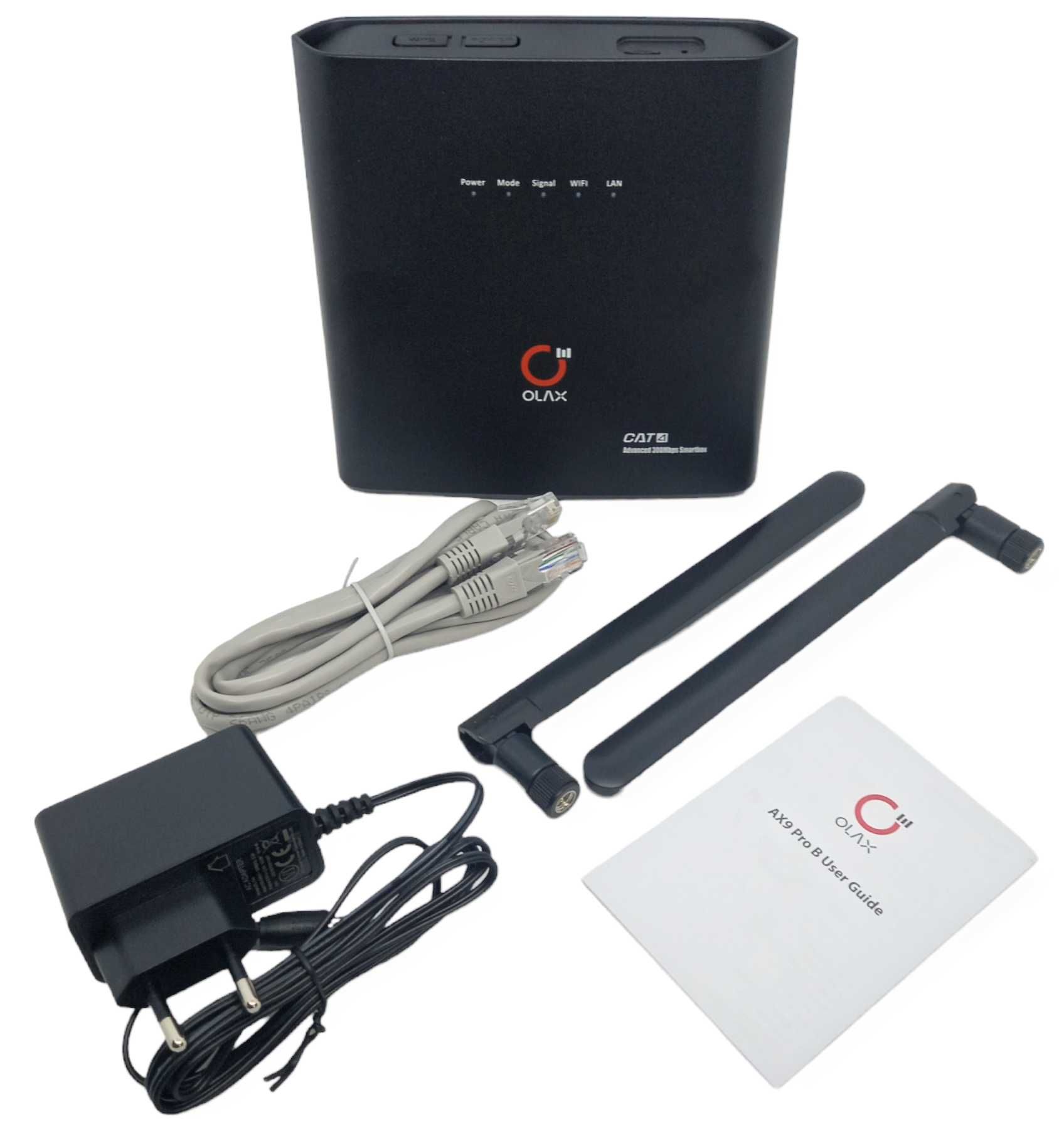 4G роутер Olax Олакс AX9 PRO Wi-Fi модем під сім карту дві антени