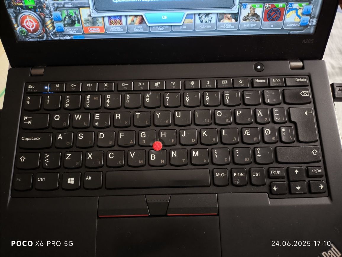 У продажу клавіатура Lenovo Thinkpad A285, оригінал
для ноутбука Len