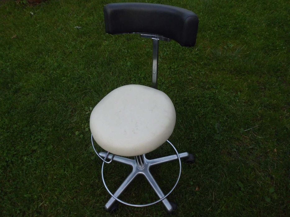 fotel krzesło obrotowe (stal nierdzewna)