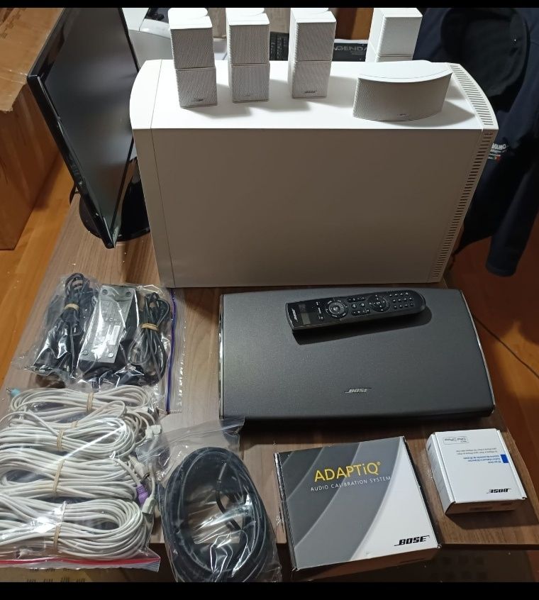 Sistema BOSE Completo V35 Topo de Gama "Novo"Preto/Branco