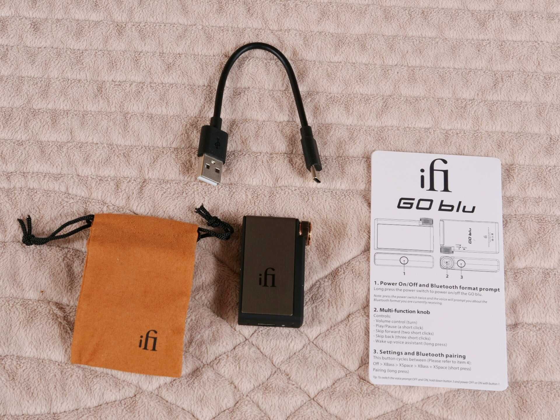 iFi Audio GO blu – przenośny DAC i wzmacniacz Bluetooth klasy premium