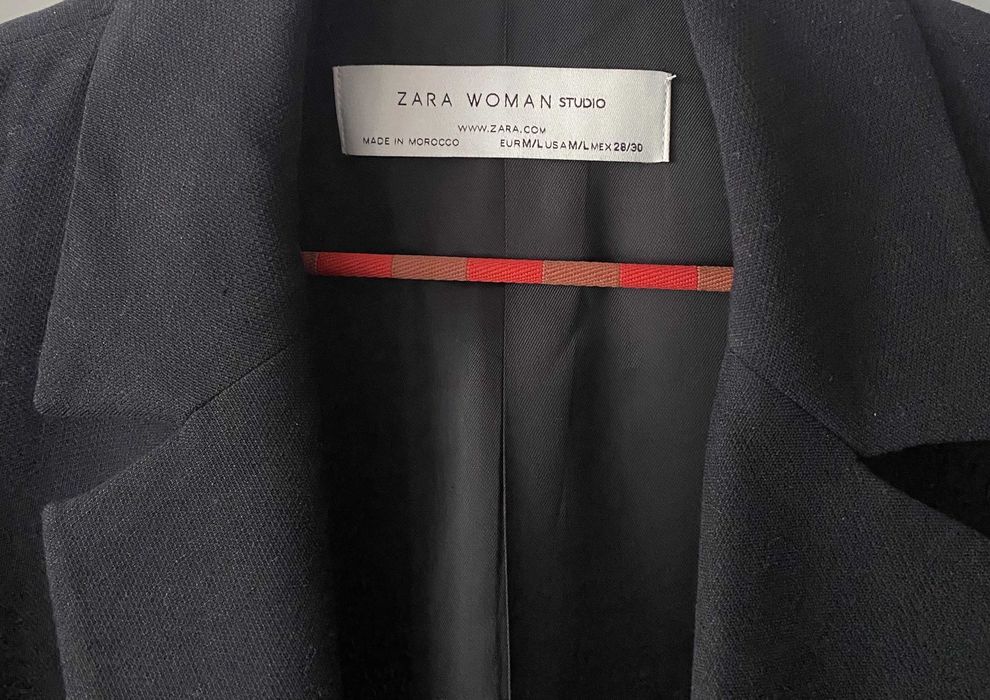 Marynarka dwurzędowa Zara Studio M/L nowa granat