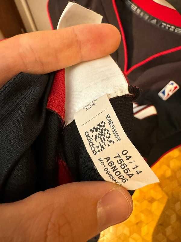 Koszulka Adidas NBA Vintage Miami Heat Lebron James #6 S