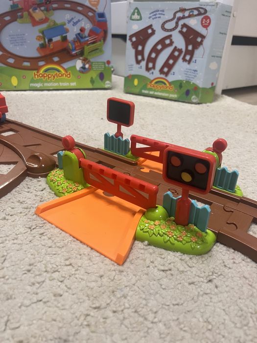 Happyland Village Train Set Extension Pack , поезд, железная дорога,