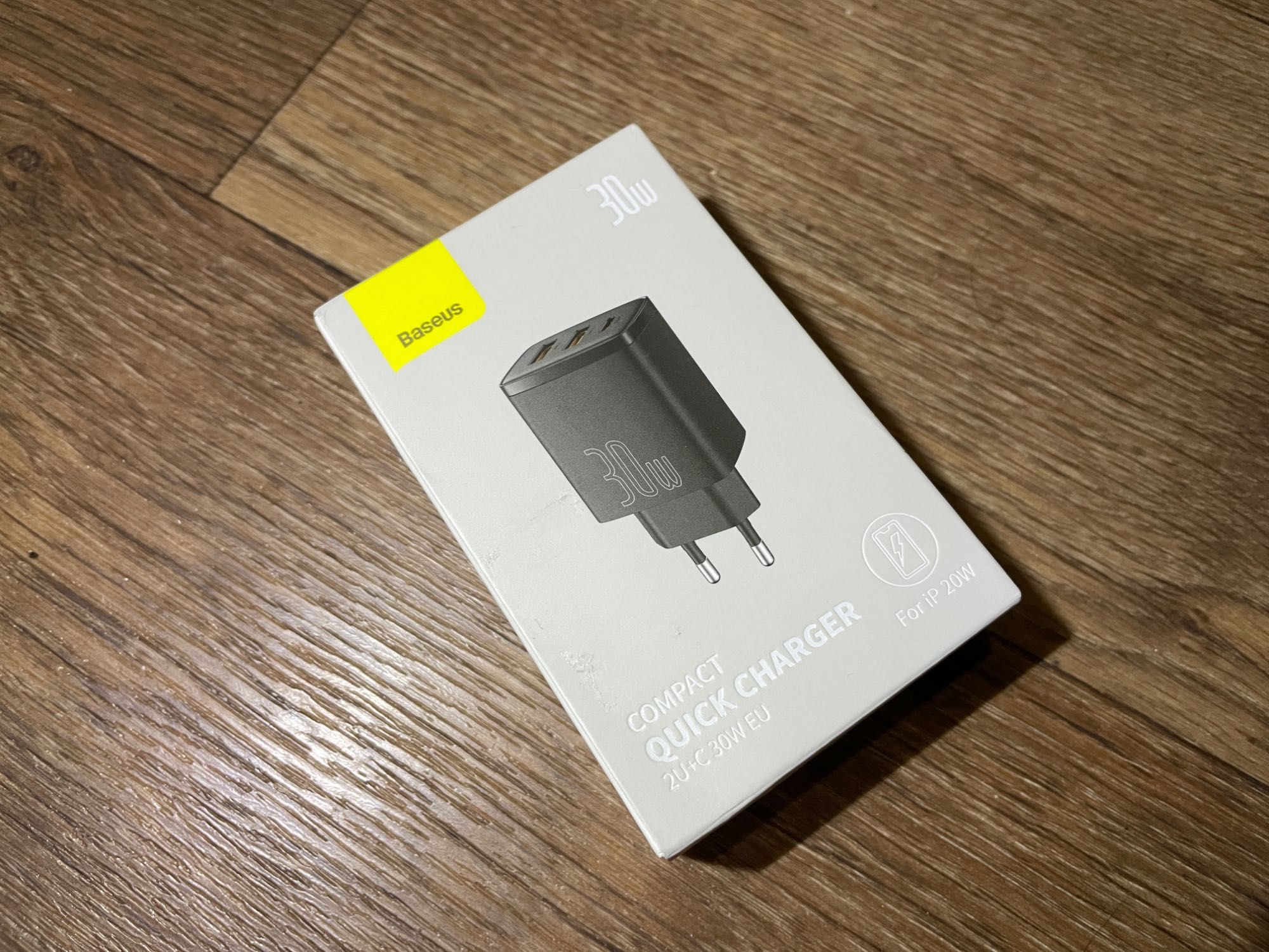 Зарядка Baseus GaN 30w, швидка зарядка