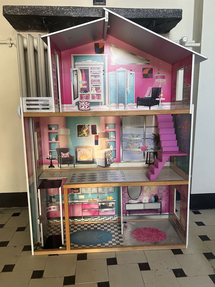 Domek dla lalek barbie