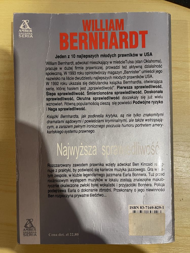 Najwyższa sprawiedliwość William Bernhardt