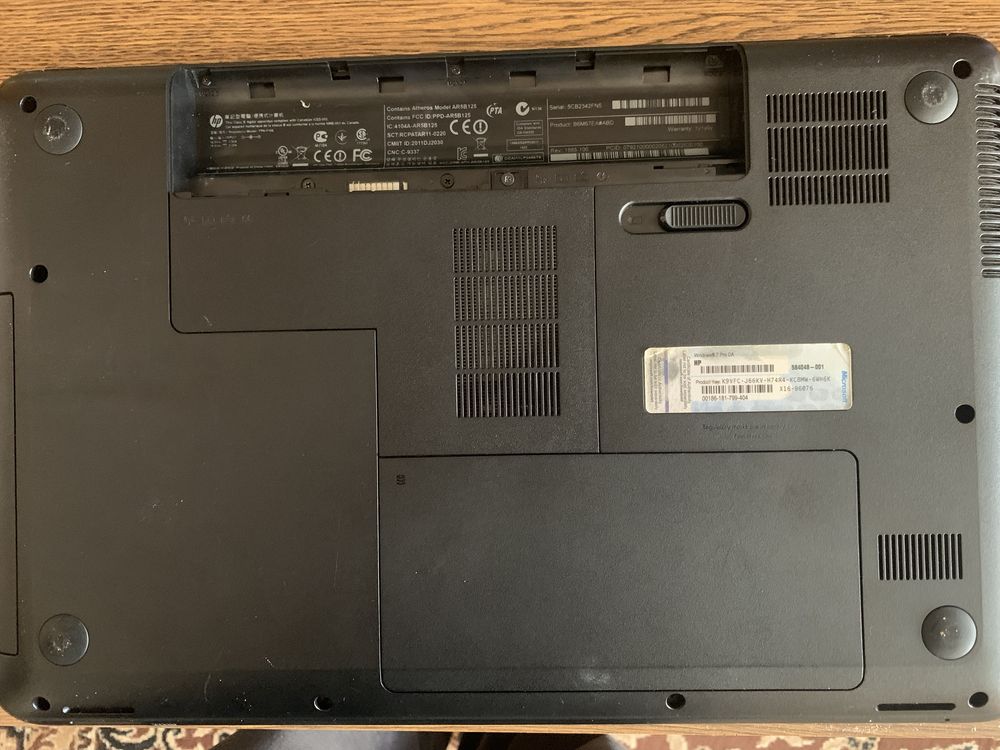 HP 655 ,amd e2,  4 ram , 500gb , 15,6