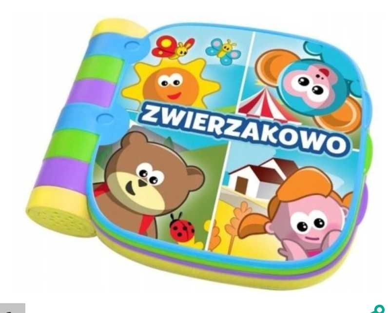 Nowa Książeczka dźwiękowa z wierszykami Smily play" Zwierzakowo"