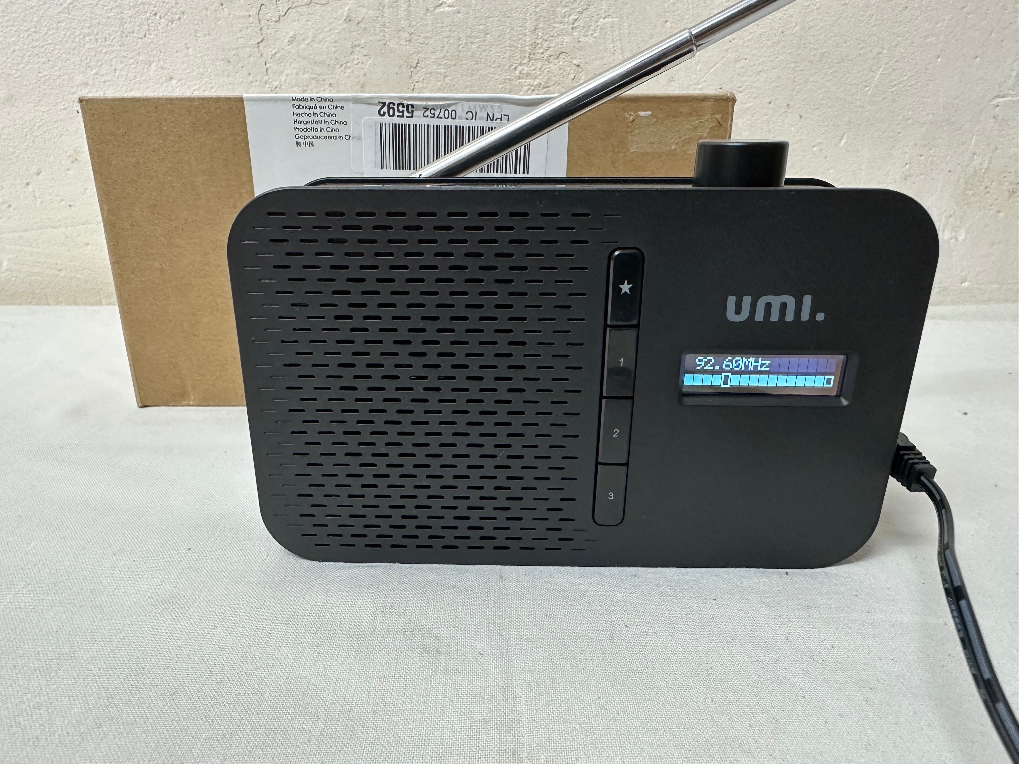 Радіо UMI нове, DAB, FM, Bluetooth, батарейки