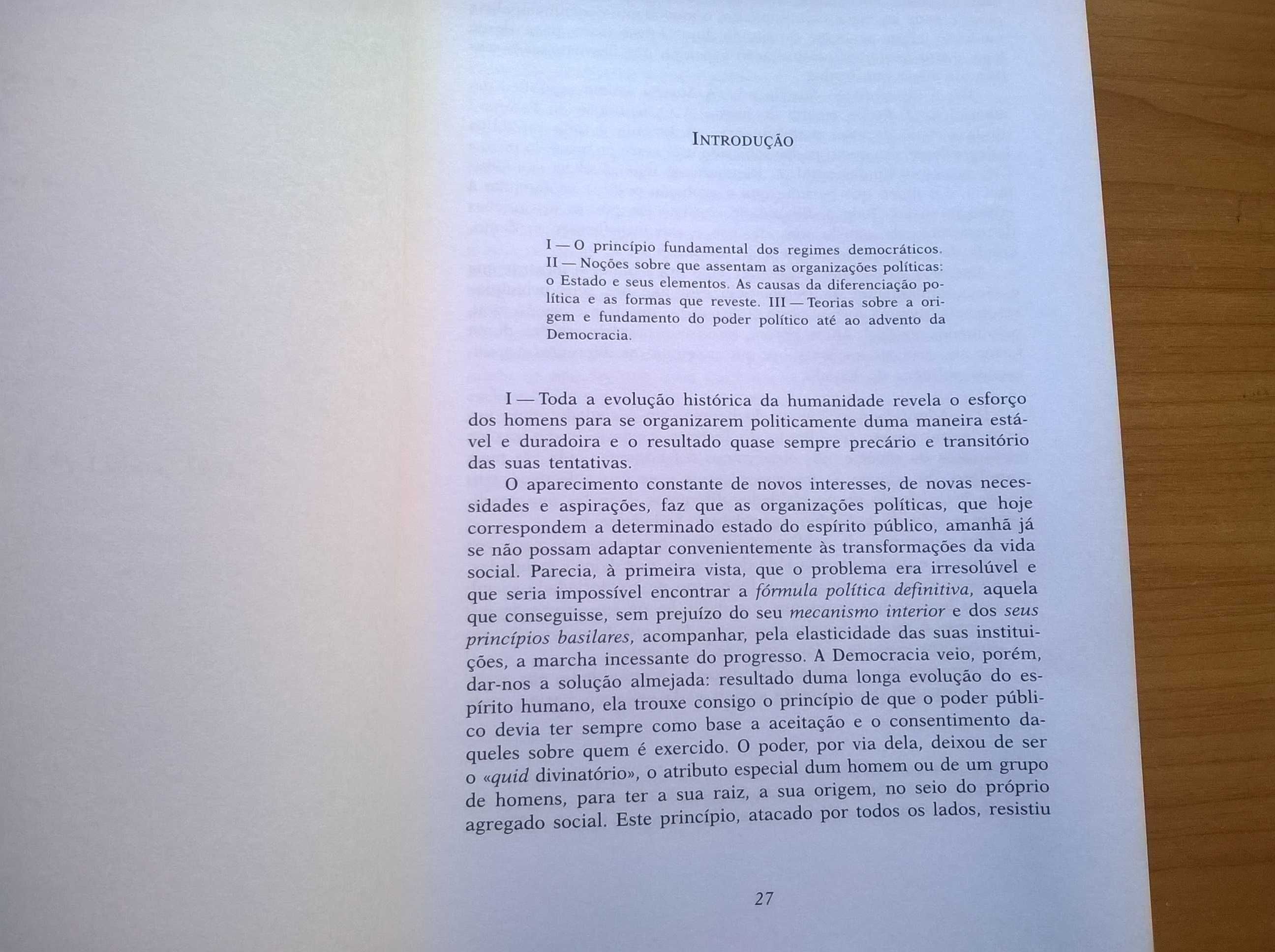 ENSAIOS - Bases da Organização Política - Domingos Monteiro