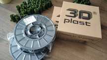 Филамент PETG 0.5кг 3D Plast черный