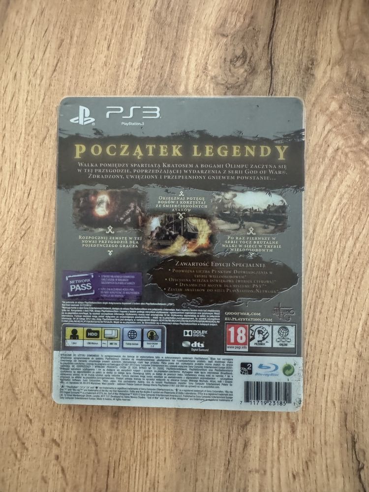 God of War wstapienie Steelbook PL