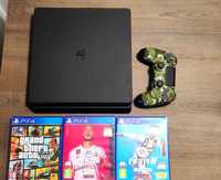 PlayStation 4 slim 500gb +3gry