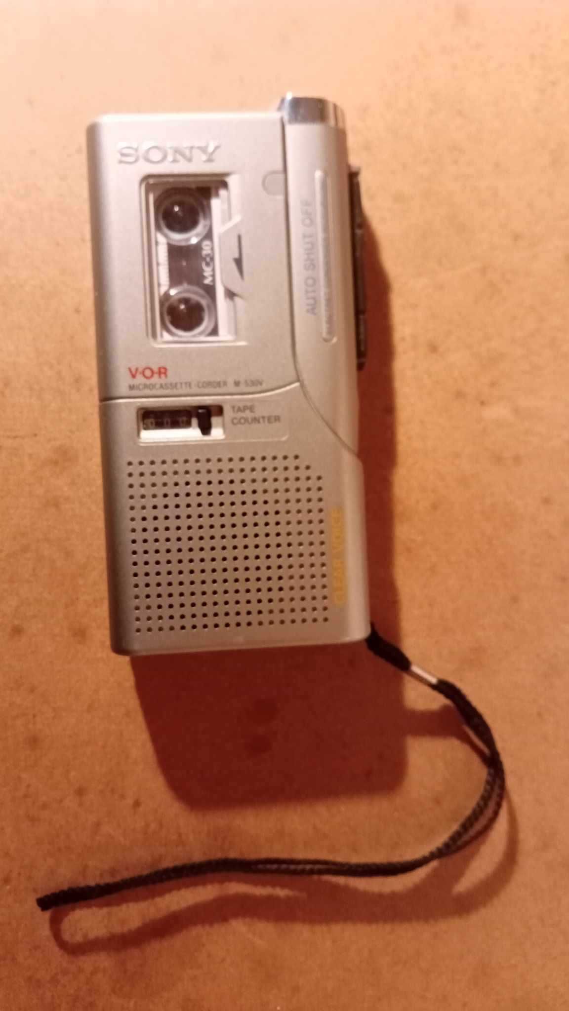 Gravador Voz Sony + Mini Cassete M-530V