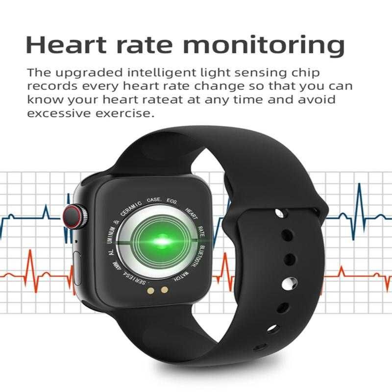 SmartWatch  telefon Bluetooth tętno ciśnienie kroki kalorie menu PL.