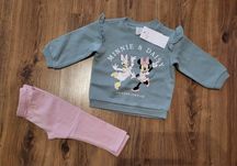Komplet 80 h&m disney myszka minnie bluza  I legginsy