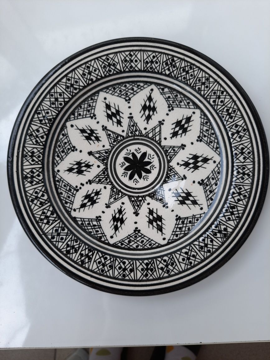 Ceramiczne talerze z Maroka