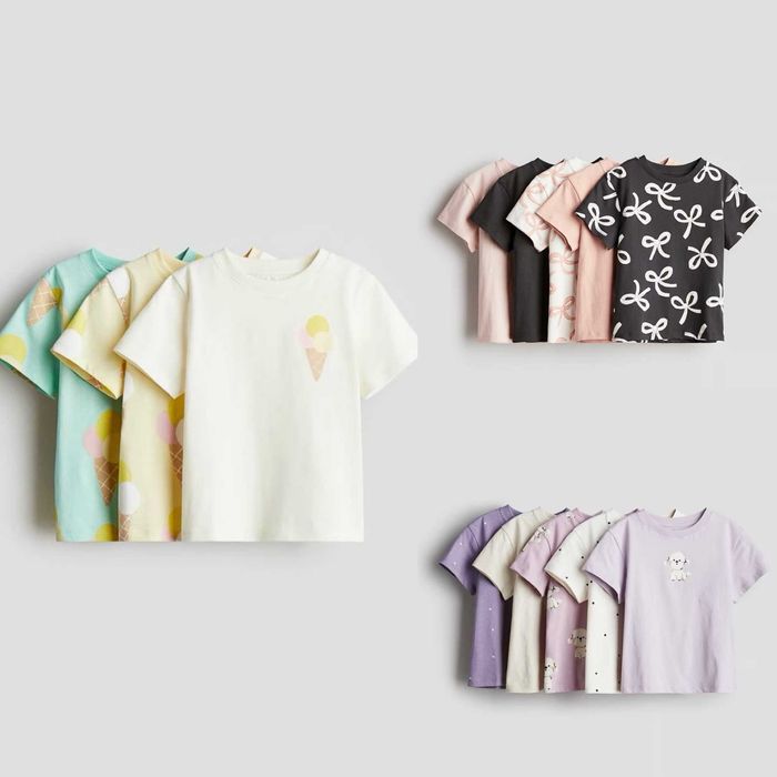 Футболки  в асортименті  від h&m от 110 до 140 см