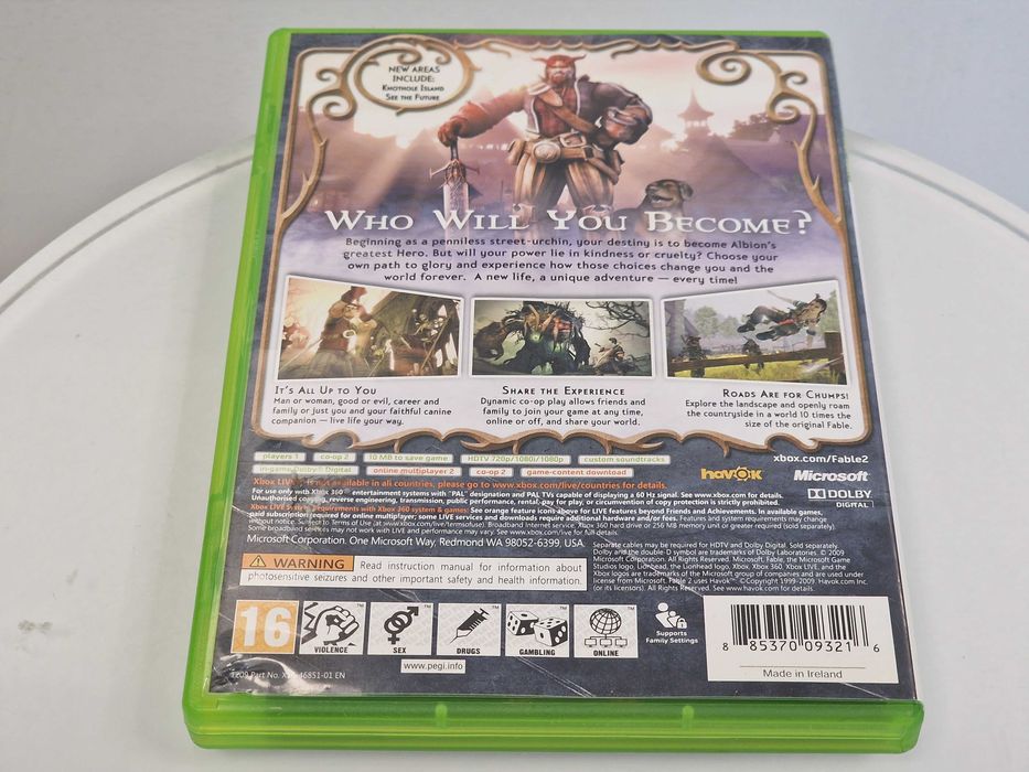Fable II XBOX 360 Sklep Zamiana