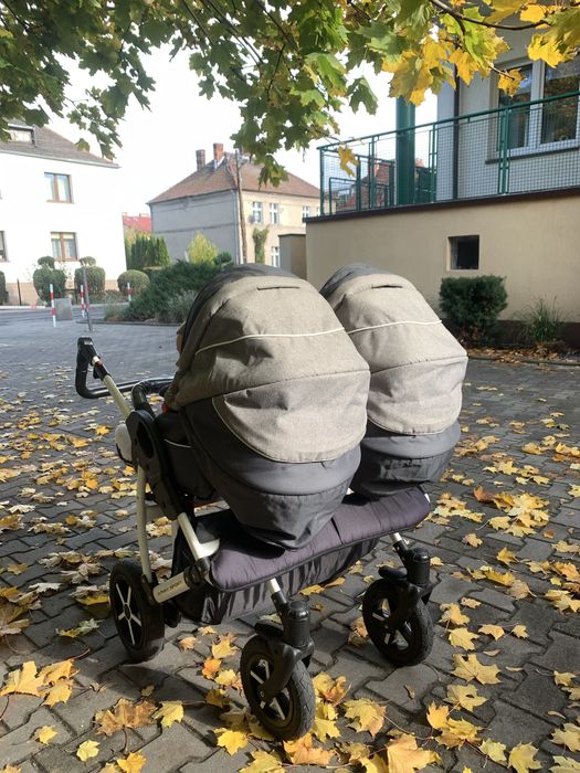 Wózek blizniaczy 3w1