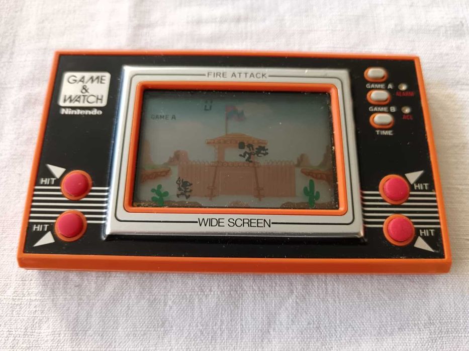 Fire Attack | ID-29 (Game Watch, Reprobox, Tested, No Manual/Battery)