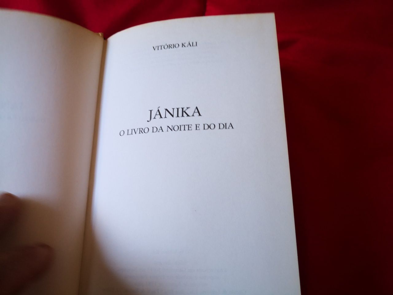 Janika O livro da noite e do dia_Vitório Káli