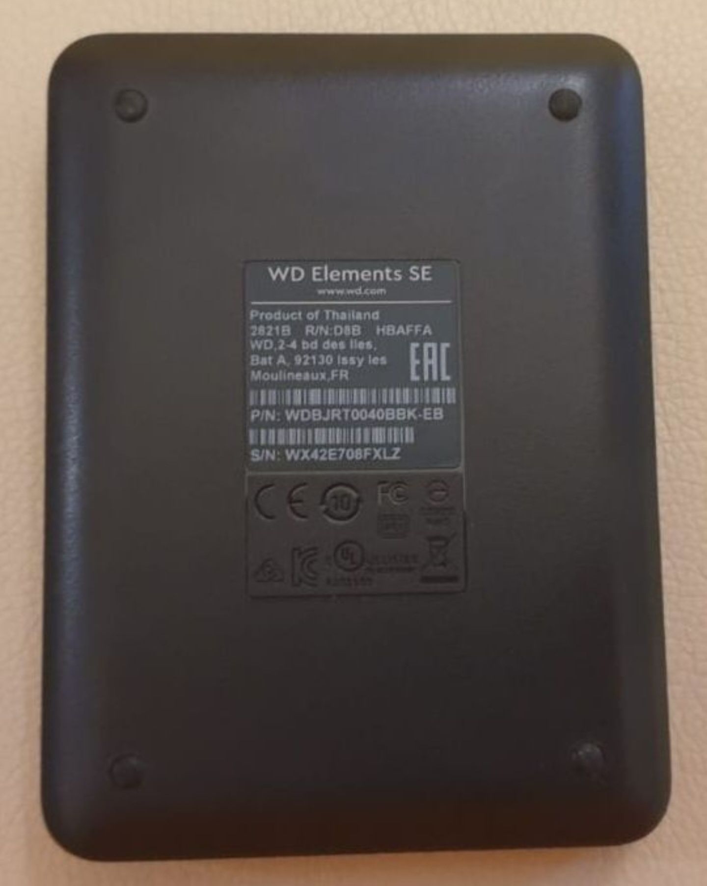 Dysk twardy zewnetrzny 2,5" USB 3.0, WD Elements 4 TB